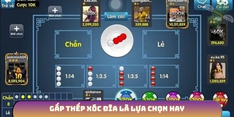 Gấp thếp xóc đĩa là lựa chọn hay