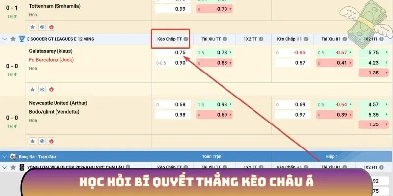 Học hỏi bí quyết thắng kèo châu Á