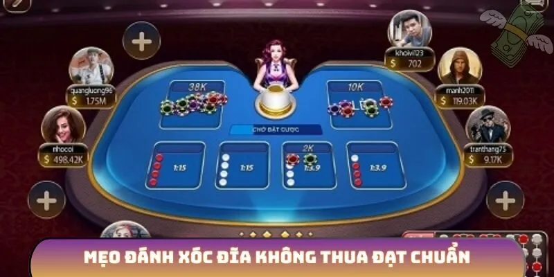 Mẹo đánh xóc đĩa không thua đạt chuẩn