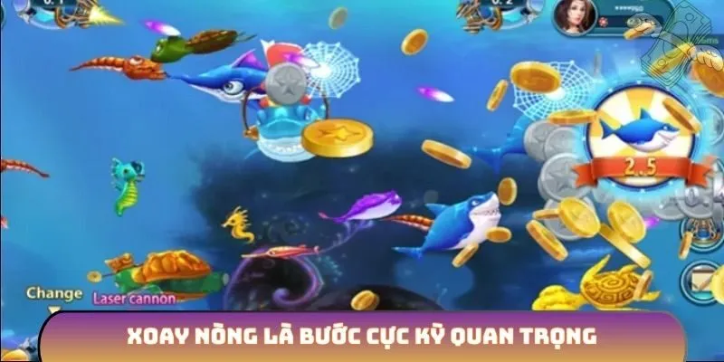 Xoay nòng là bước cực kỳ quan trọng